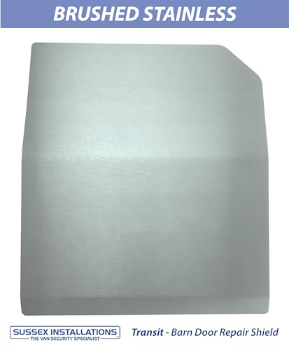 Sussex Installations FOR2-RB-EXT-001 Repair/security shield compatible with Ford Transit MK8 (2014-Onwards) van - rear barn door.