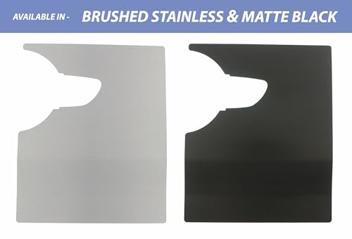 Sussex Installations VAU9-RB-EXT-002 Repair/security shield compatible with Vauxhall Vivaro (2019>Onwards) van - rear barn door.