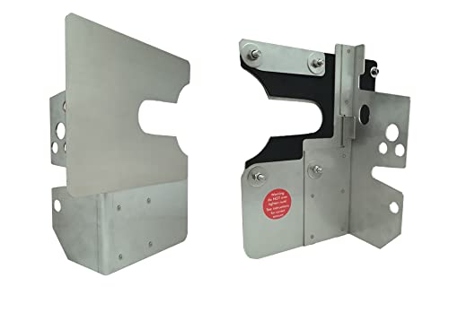 Sussex Installations FOR3-RB-INT-EXT-001/002 Repair/security shield and Internal Latch shield compatible with Ford Custom (2013-2023) van - rear barn doors.