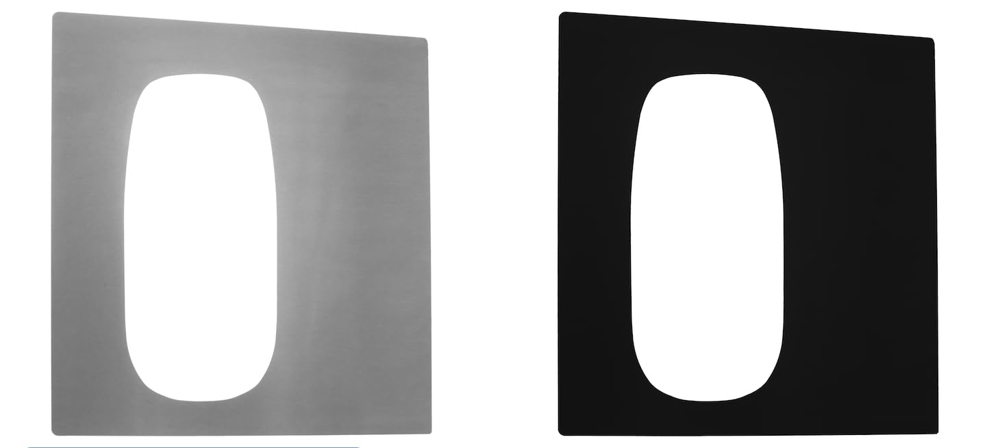 Sussex Installations VAU1-RB-EXT-001 Repair/Security Handle Shield Compatible with The Vauxhall Vivaro (2001-2014) Van - Rear Barn Door.