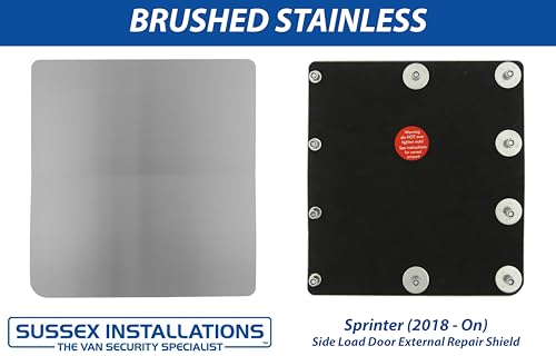 Sussex Installations MER5-NSL-EXT-001 Repair/security shield for the Mercedes Sprinter (2018>Onwards) van - left side/nearside loading door.