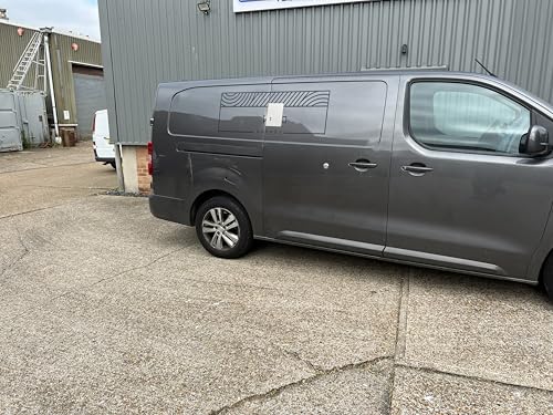 Sussex Installations VAU9-NSL/OSL-EXT-901 Escutcheon Repair/security shield set compatible with Vauxhall Vivaro - side loading door Escutcheon.