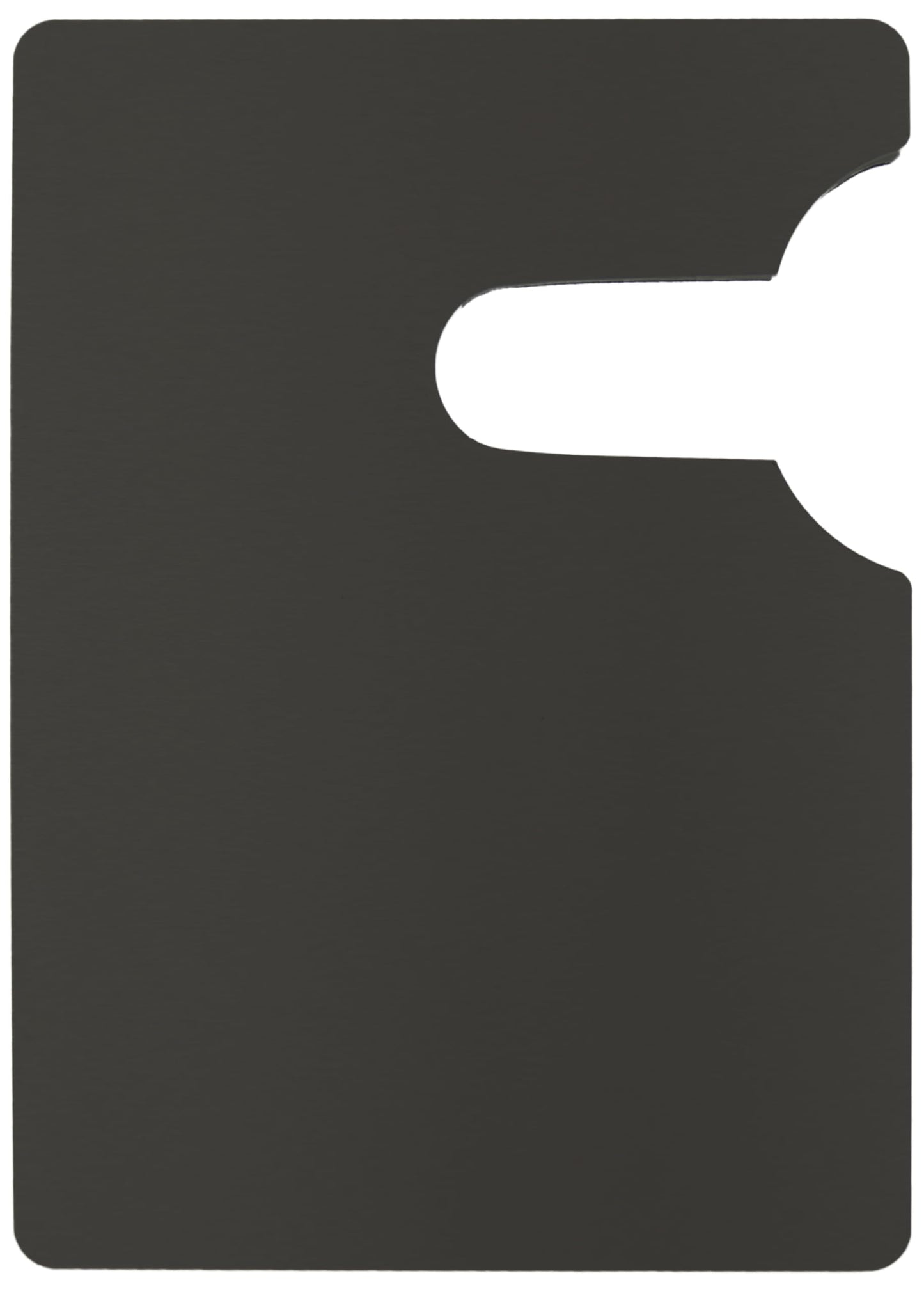 Sussex Installations FOR3-RB-EXT-002 Large Matte black Repair/security shield compatible with Ford Custom (2013-2023) van - rear barn door.