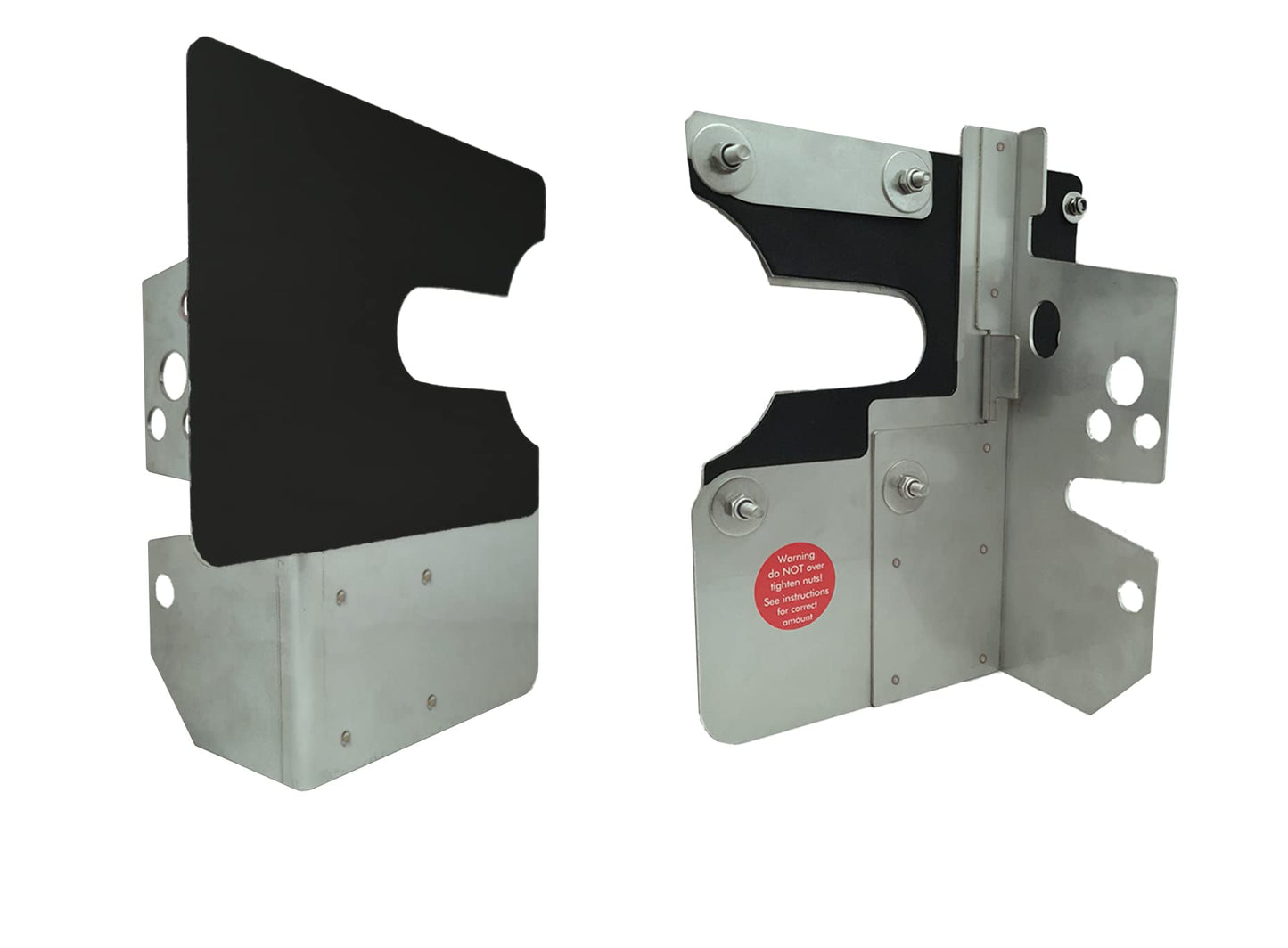 Sussex Installations FOR3-RB-INT-EXT-001/002 Repair/security shield and Internal Latch shield compatible with Ford Custom (2013-2023) van - rear barn doors.