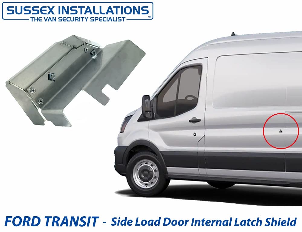 Sussex Installations FOR2-NSL-INT-002 Internal security shield compatible with Ford Transit MK8 (2019-Onwards) van - left side/nearside loading door.