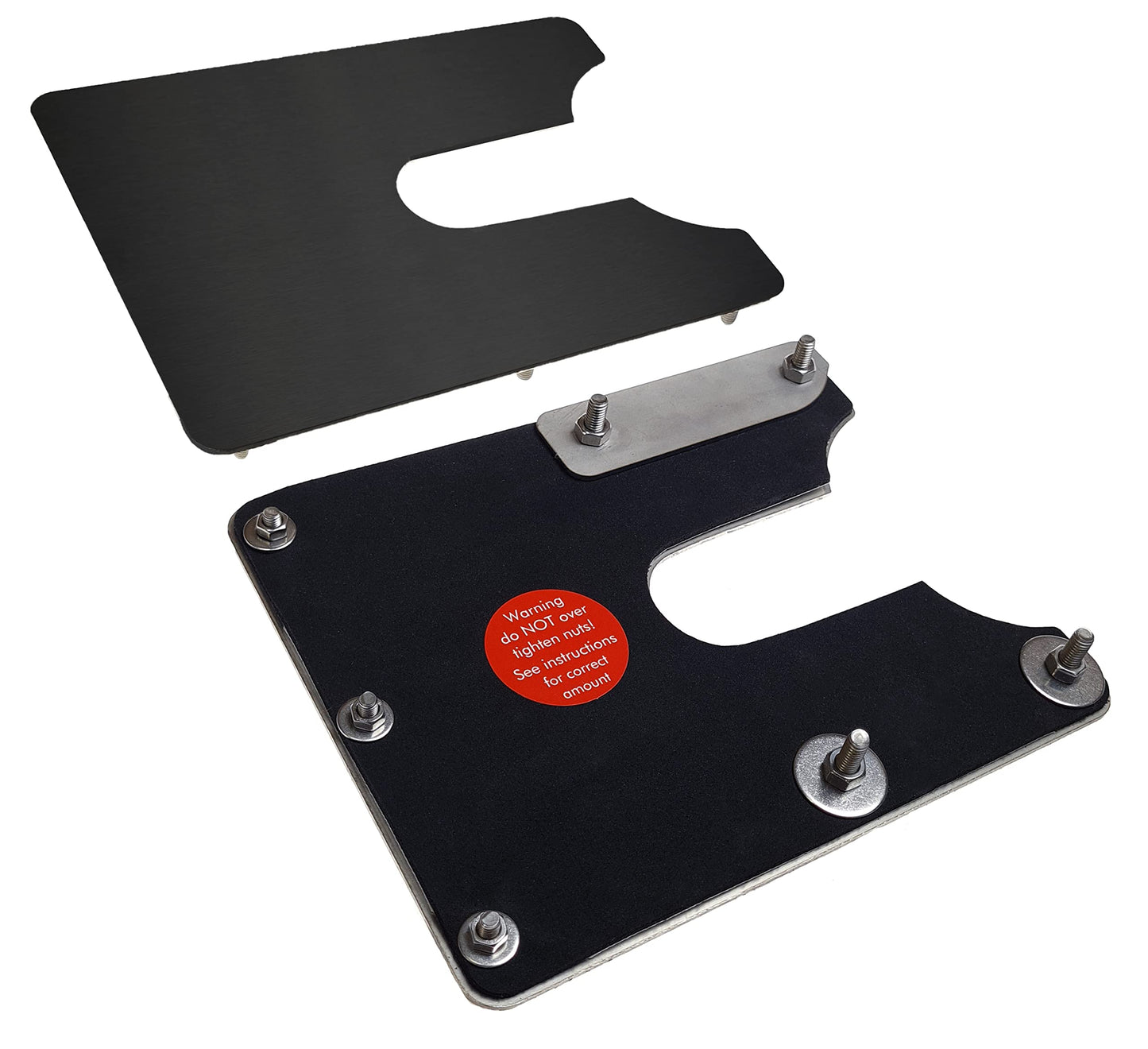 Sussex Installations FOR3-RB-EXT-001 Repair/security shield compatible with Ford Custom (2013-Onwards) van - rear barn door.