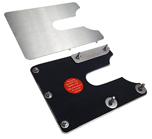 Sussex Installations FOR3-RB-EXT-001 Repair/security shield compatible with Ford Custom (2013-Onwards) van - rear barn door.