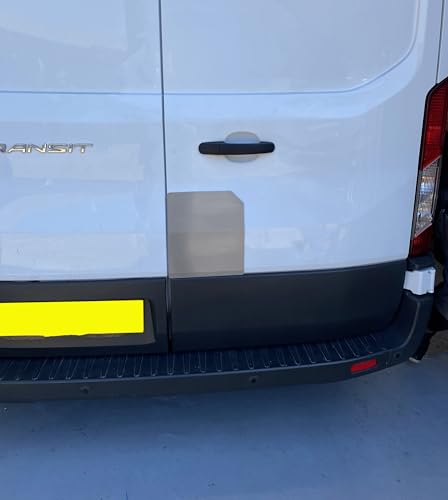 Sussex Installations FOR2-RB-EXT-001 Repair/security shield compatible with Ford Transit MK8 (2014-Onwards) van - rear barn door.