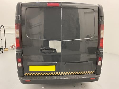 Sussex Installations VAU5-RB-EXT-002 Large Repair/security shield compatible with Vauxhall Vivaro (2014-2019) van - rear barn door.