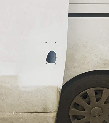 Sussex Installations CIT9-NSL/OSL-EXT-001 Repair/Security shields compatible with Citroen Dispatch van - side loading doors.