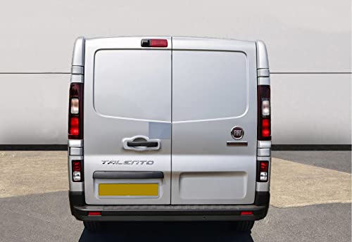 Sussex Installations REN5-RB-INT-EXT-001/002 Repair/security shield and Internal Latch shield compatible with Renault Trafic (2014-Onwards) van - rear barn doors.