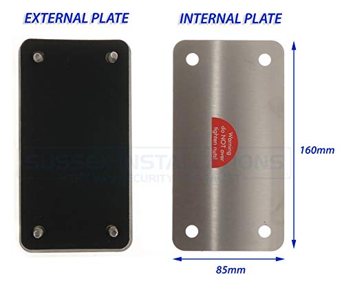 Sussex Installations CIT9-NSL/OSL-EXT-001 Repair/Security shields compatible with Citroen Dispatch van - side loading doors.