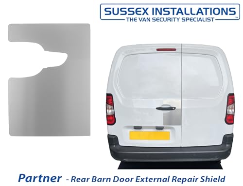 Sussex Installations CPTVF10-RB-EXT-002 Repair shield compatible with CITROEN BERLINGO, PEUGEOT PARTNER, TOYOTA PROACE CITY, VAUXHALL COMBO and FIAT DOBLO vans - Rear Barn door.