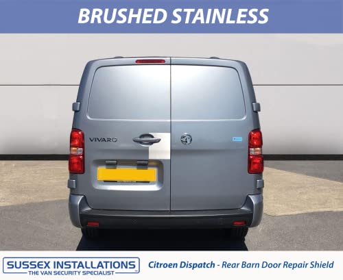 Sussex Installations CIT9-RB-EXT-002 Repair/security shield compatible with Citroen Dispatch (2017>Onwards) van - rear barn door.