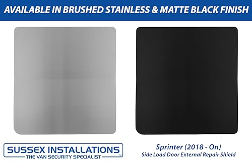 Sussex Installations MER5-NSL-EXT-001 Repair/security shield for the Mercedes Sprinter (2018>Onwards) van - left side/nearside loading door.