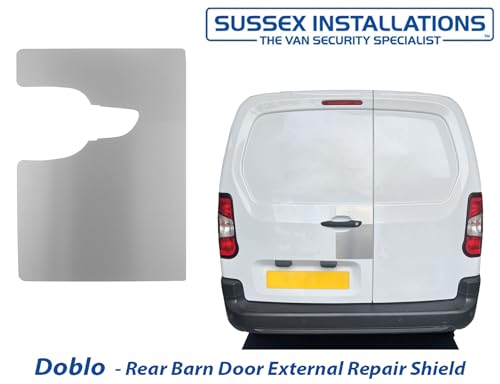 Sussex Installations CPTVF10-RB-EXT-002 Repair shield compatible with CITROEN BERLINGO, PEUGEOT PARTNER, TOYOTA PROACE CITY, VAUXHALL COMBO and FIAT DOBLO vans - Rear Barn door.