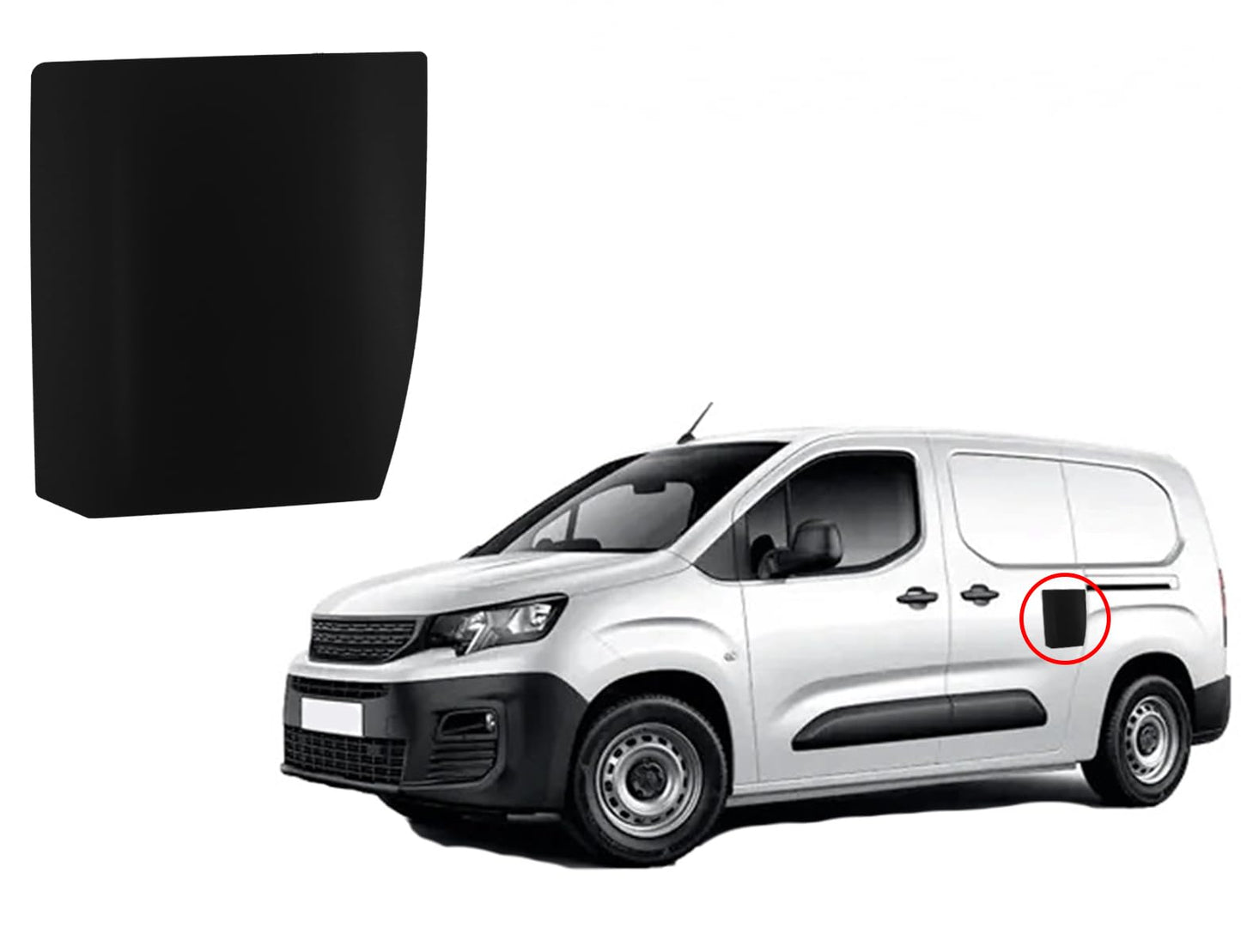 Sussex Installations CIT10-NSL&OSL-EXT-001 Repair/security shields compatible with Citroen Berlingo 2018 onwards van - loading doors.