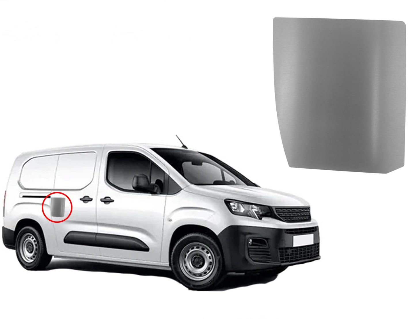 Sussex Installations CIT10-NSL&OSL-EXT-001 Repair/security shields compatible with Citroen Berlingo 2018 onwards van - loading doors.