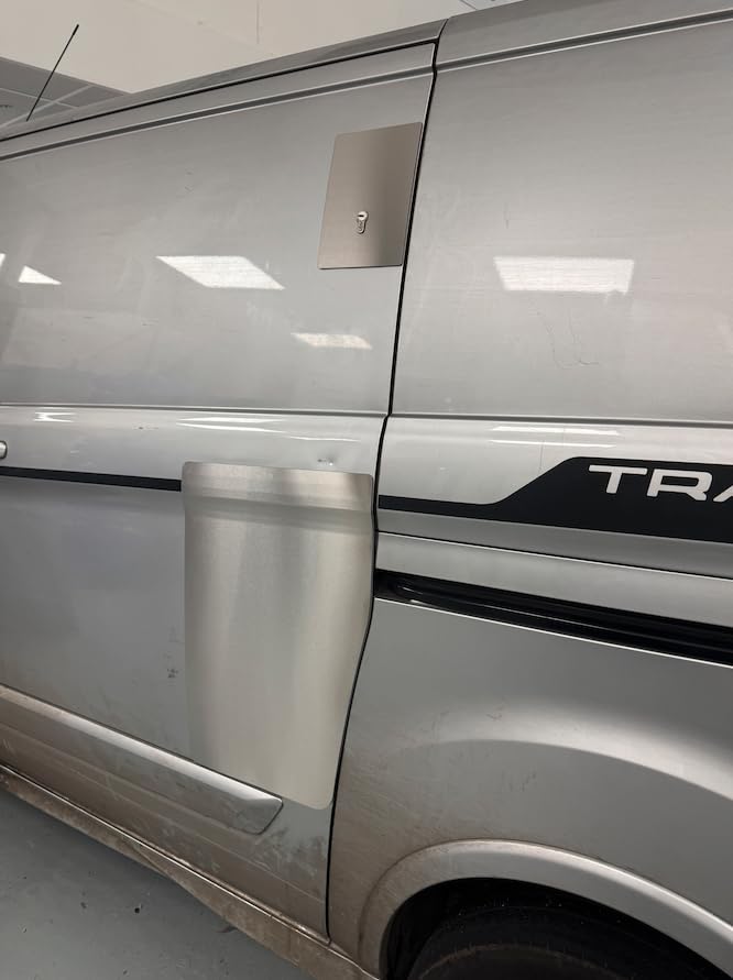 Sussex Installations FOR3-NSL/OSL-EXT-003 Extra Large External Repair/security shield for the Ford Custom (2013-2023) van - side loading doors.