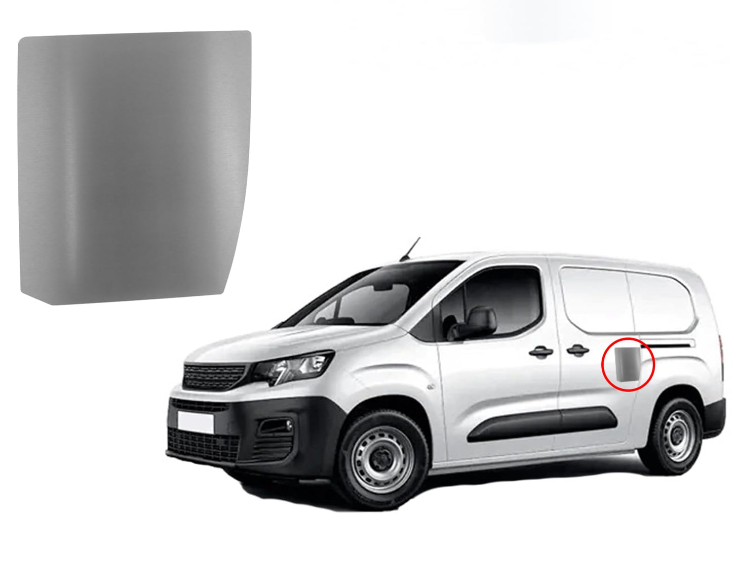 Sussex Installations CIT10-NSL&OSL-EXT-001 Repair/security shields compatible with Citroen Berlingo 2018 onwards van - loading doors.