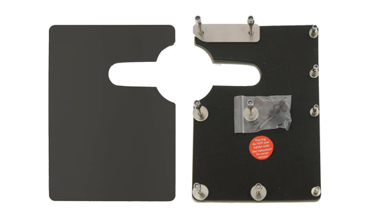 Sussex Installations FOR3-RB-EXT-002 Large Matte black Repair/security shield compatible with Ford Custom (2013-2023) van - rear barn door.