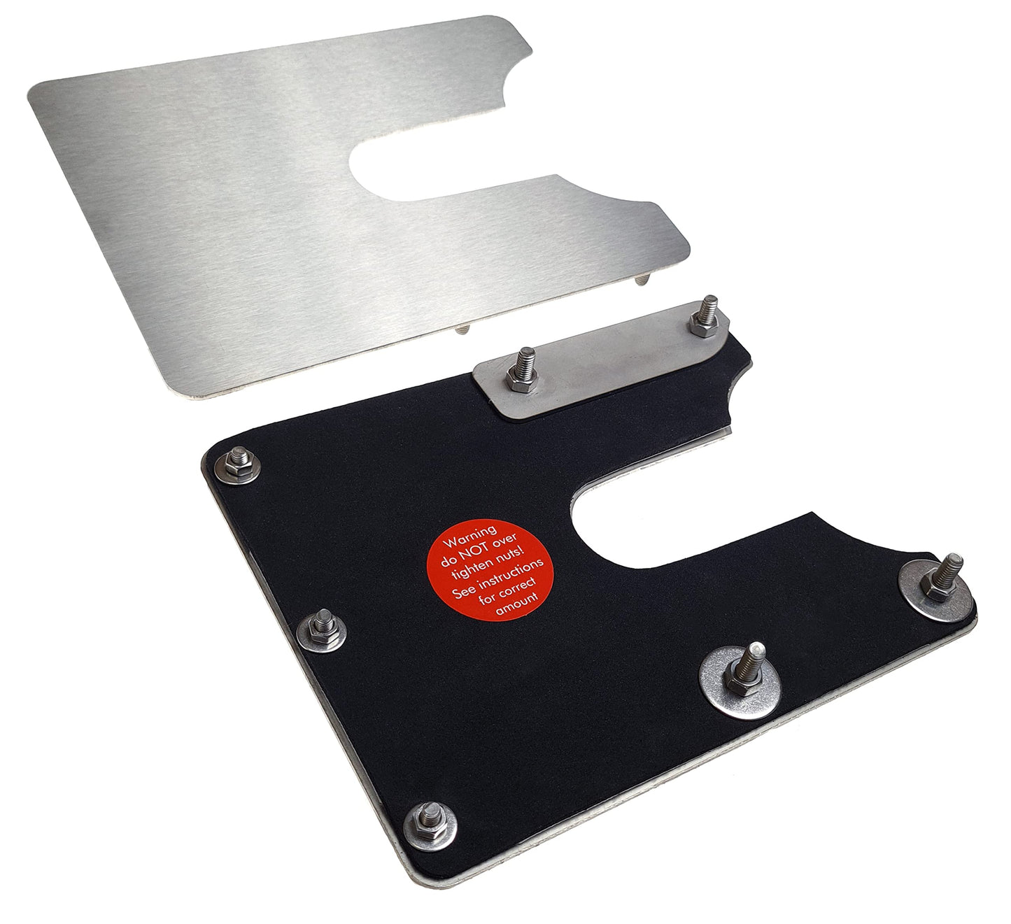 Sussex Installations FOR3-RB-EXT-001 Repair/security shield compatible with Ford Custom (2013-Onwards) van - rear barn door.